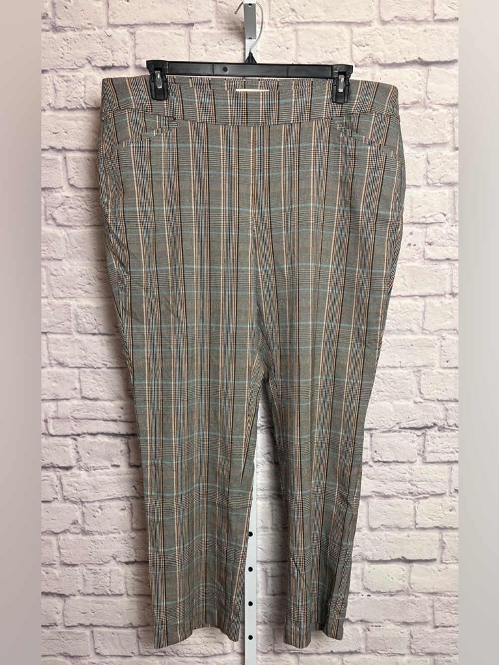 Talbots Pull On Plaid Pants size 18w
